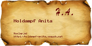 Holdampf Anita névjegykártya